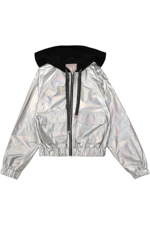 Куртка-ветровка для девочек Noble People (Россия) Серый 29507-004-1479