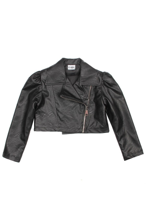 Куртка-косуха для девочек Gaialuna (Китай) Чёрный G2941