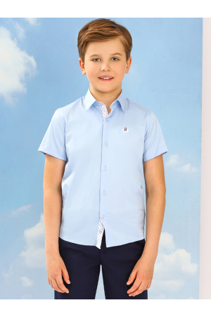 Рубашка для мальчиков Noble People (Турция) Голубой 19003-369CEY