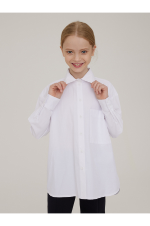Блузка для девочек Noble People (Россия) Белый 29503-685-5