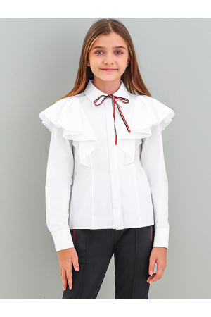 Блуза для девочек Noble People (Россия) Белый 29503-568-5