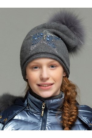Шапка для девочек Noble People (Россия) Серый 29515-2106