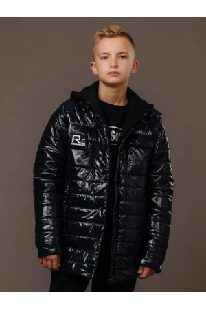 Куртка для мальчиков GnK (Россия) Чёрный С-751/9643