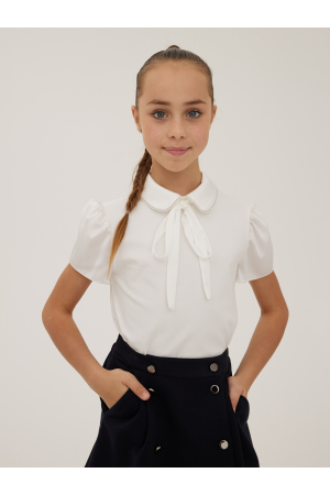 Блузка для девочек Noble People (Россия) Белый 29503-550-9