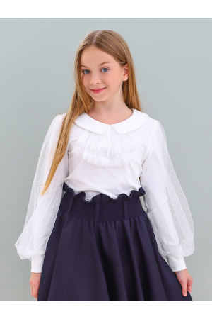 Блуза для девочек Noble People (Россия) Белый 29503-544-9