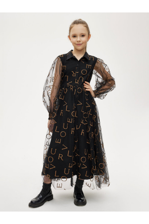 Платье для детей Noble People (Россия) Чёрный 29526-1654-7
