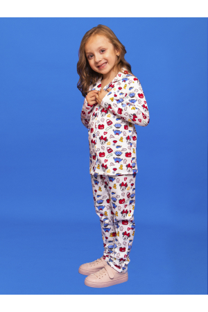 Пижамный для девочек Mickey (Турция) Разноцветный MN18517