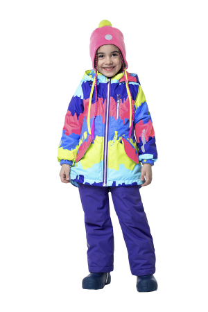 Куртка+брюки для девочек Nikastyle (Узбекистан) Разноцветный 7м0423