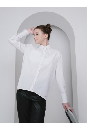 Блузка для девочек UNONA DART (Россия) Белый 5092-5
