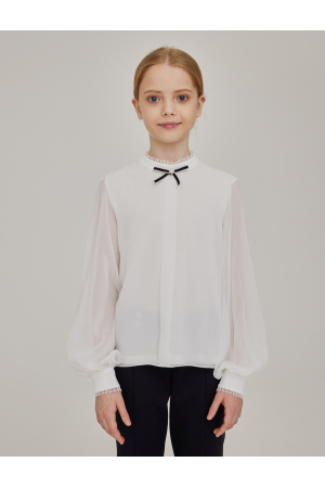 Блуза для девочек Noble People (Россия) Белый 29503-405-9/22