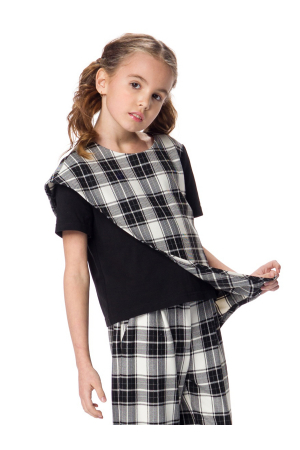 Блуза для девочек Letty (Россия) Разноцветный NY23B-1-1