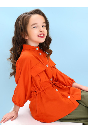 Рубашка для девочек Gaialuna (Китай) Оранжевый G3146