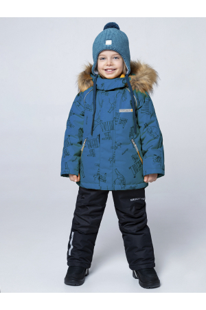 Куртка+полукомбинезон для детей Nikastyle (Узбекистан) Синий 7з3522