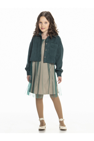 Блузка для девочек Letty (Россия) Зелёный NY24B-10-1