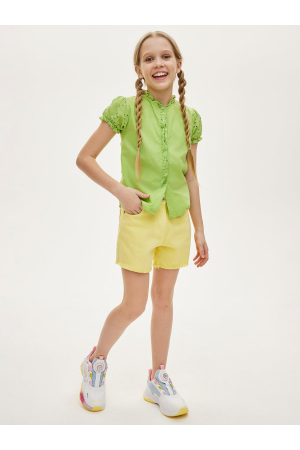 Блуза для девочек Y-clu' (Китай) Зелёный Y19166