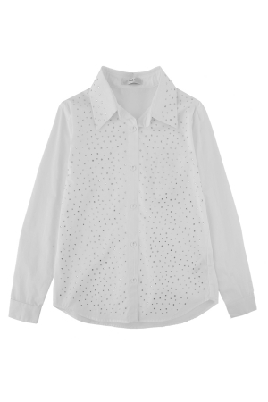 Блуза для девочек Y-clu' (Китай) Белый Y20121