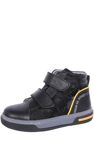 Ботинки для мальчиков Kapika (Турция) Чёрный 52408ут-1