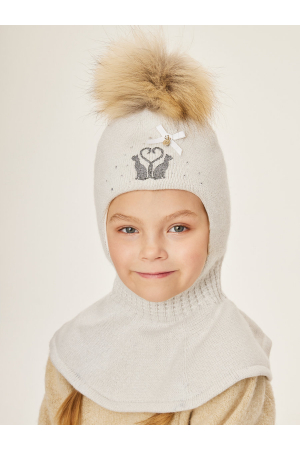 Шлем для девочек Noble People (Россия) Белый 29515-2754-5