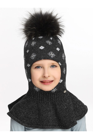 Шлем для девочек Noble People (Россия) Серый 29515-2421-422