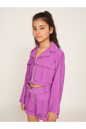 Пиджак для детей Y-clu' (Китай) Фиолетовый Y21200 SP