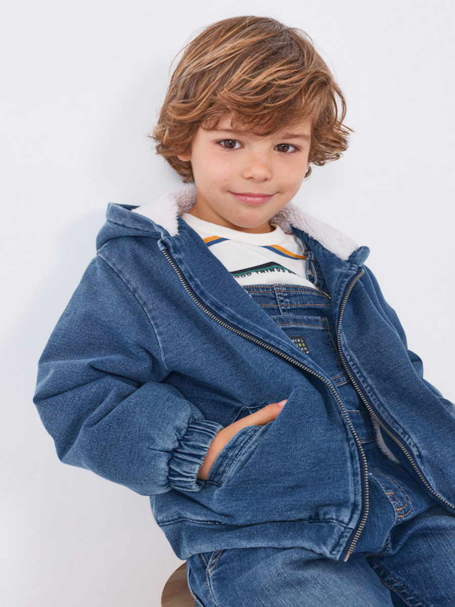 Куртка Mayoral, размер 4 года, цвет синий 4.432/49 - фото 3