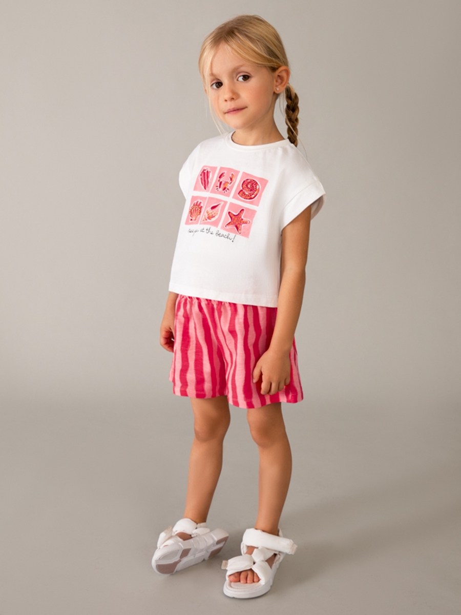 

Блузка+шорты, Розовый, Блузка+шорты