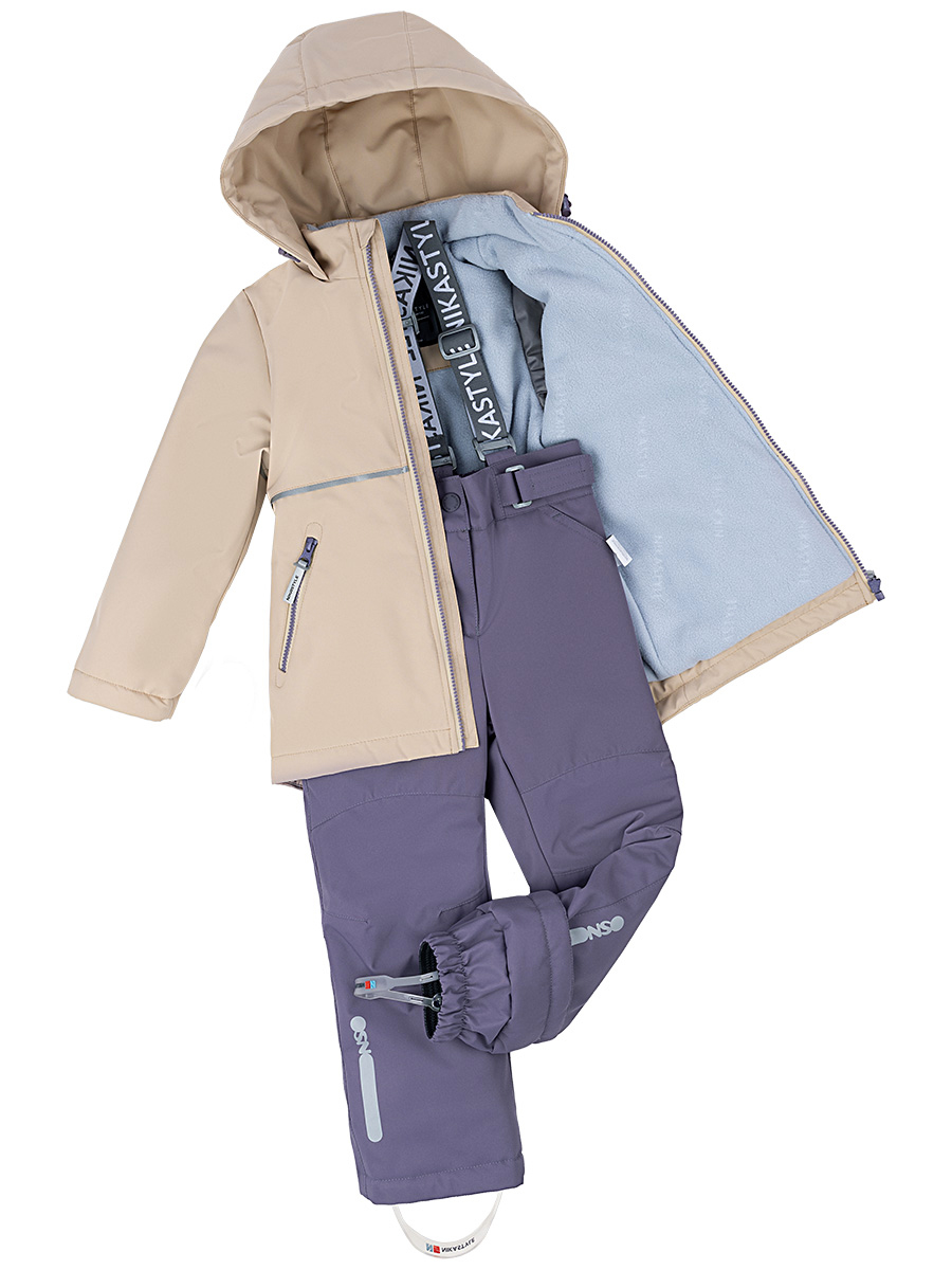Куртка+брюки Nikastyle, размер 3 года, цвет разноцветный 7м2224/10 443 Куртка+брюки - фото 3