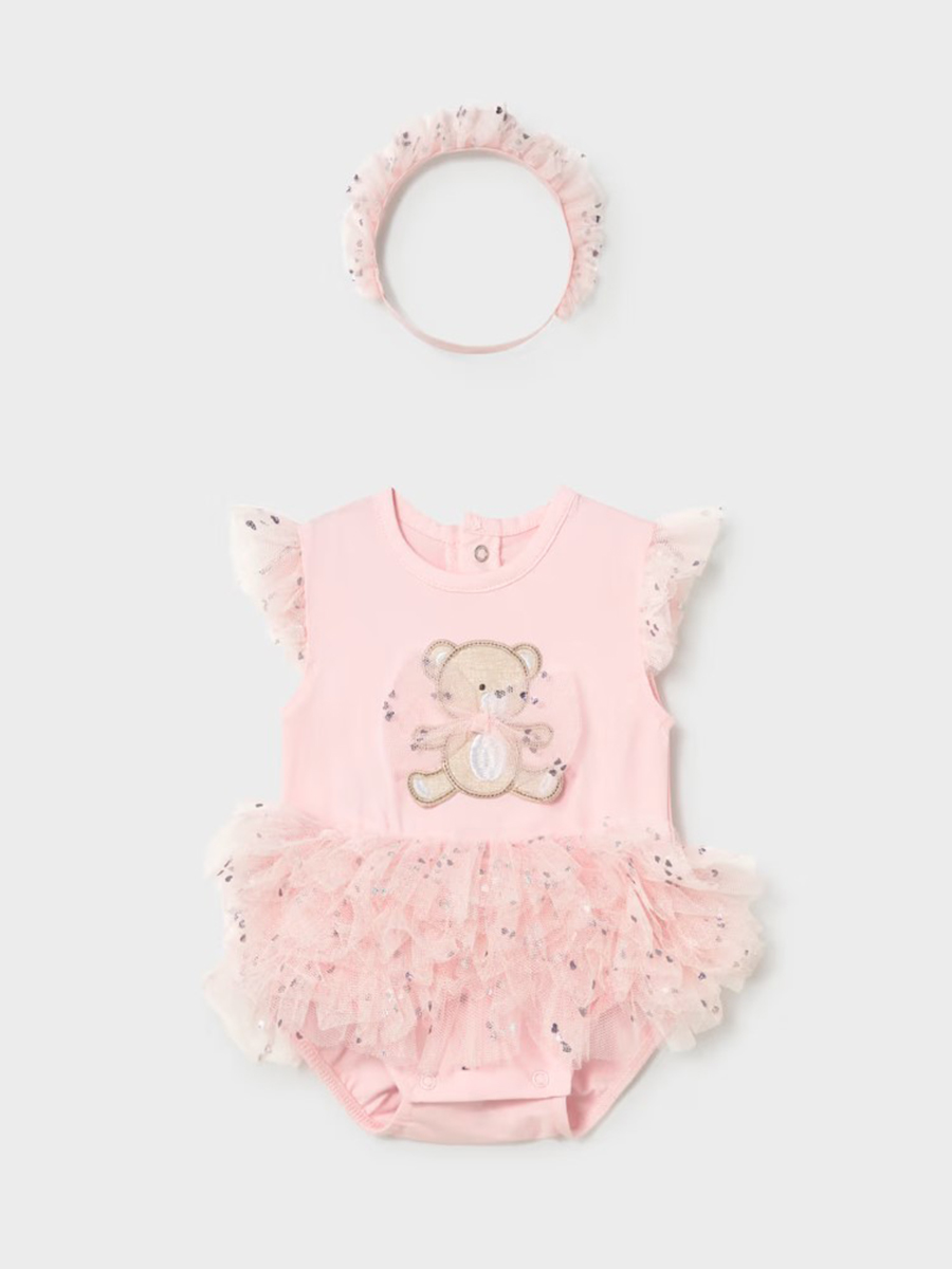 

Боди+повязка, Розовый, Боди+повязка