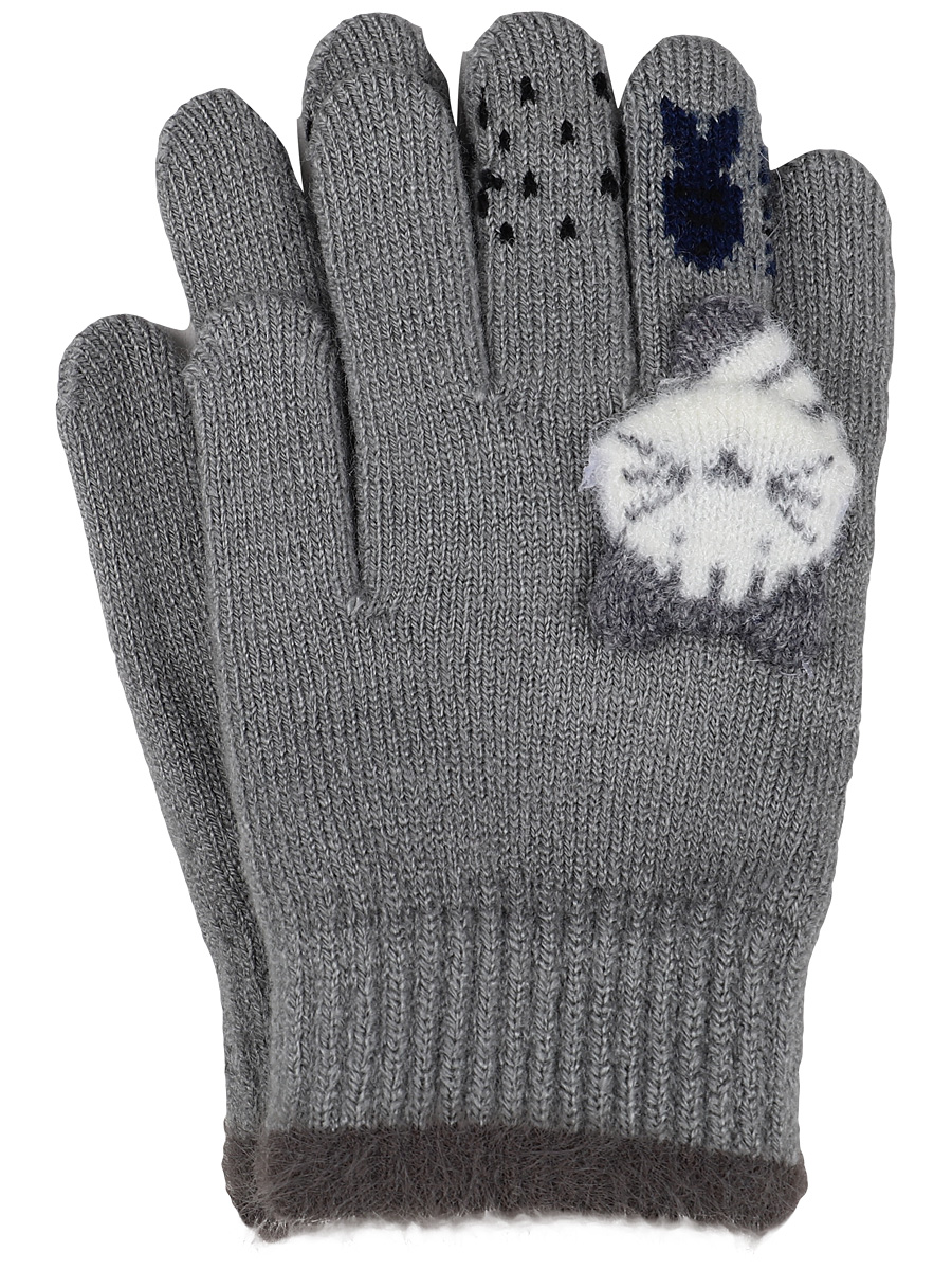 Перчатки Laddobbo, размер 6-8, цвет серый AP-37882-3-12 - фото 1