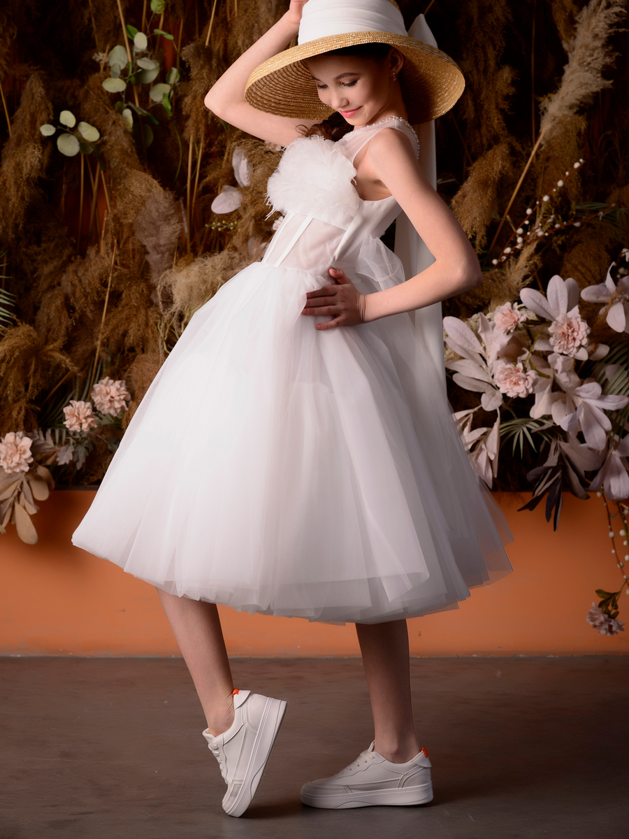 Платье Lila Style, размер 8, цвет бежевый Хлоя - фото 3