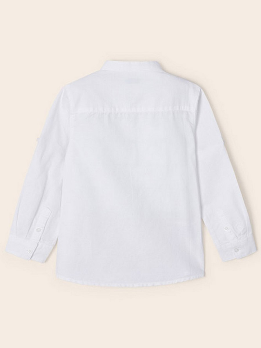 Рубашка Mayoral, размер 98, цвет белый 3.167/77 - фото 4