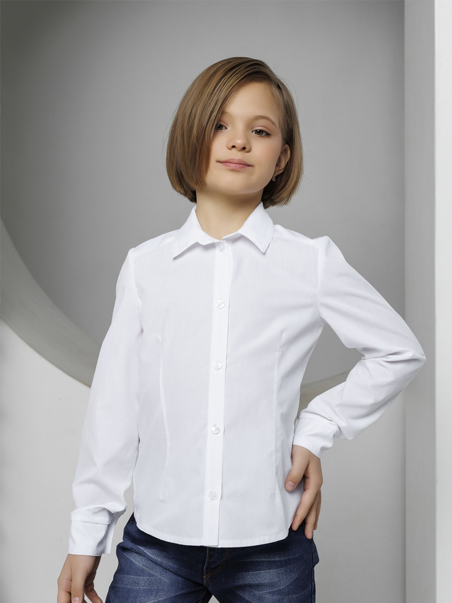 Блузка UNONA DART, размер 8, цвет белый 613-5 - фото 1