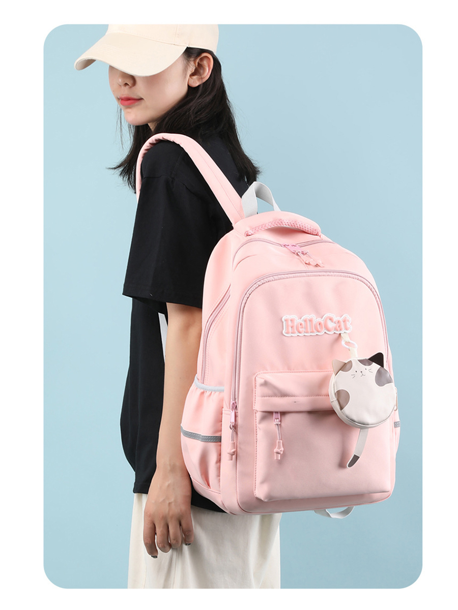 Рюкзак Multibrand, размер Единый школа, цвет розовый XYF1359-pink - фото 5
