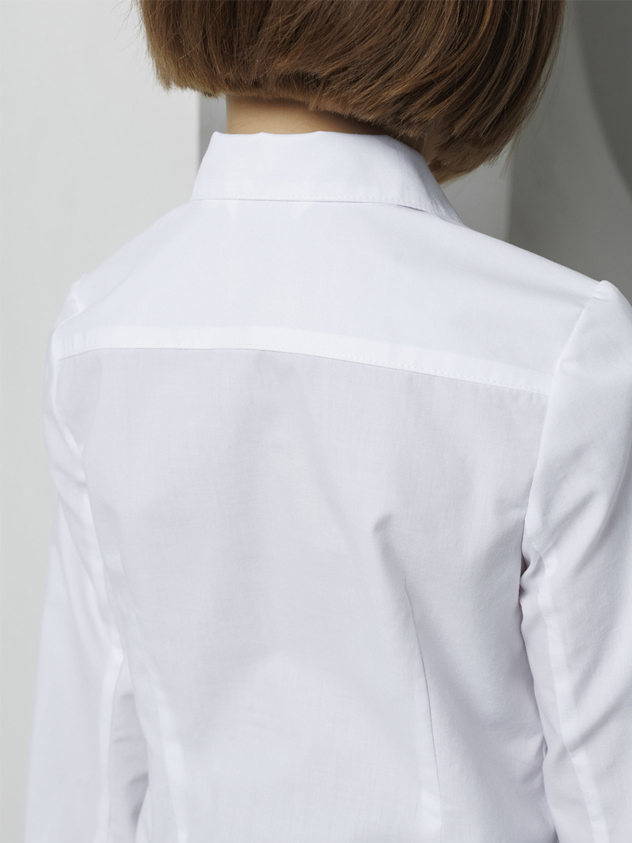 Блузка UNONA DART, размер 8, цвет белый 613-5 - фото 5