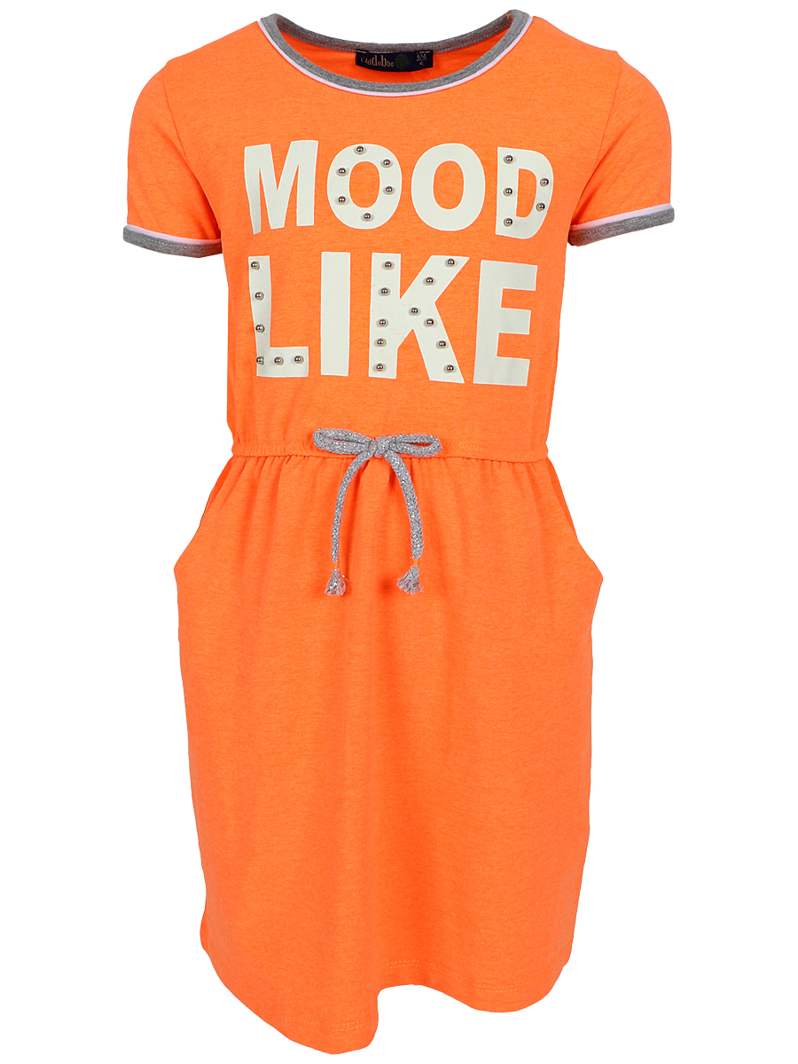 Платье Laddobbo, размер 92, цвет оранжевый ADG54200-455 - фото 4