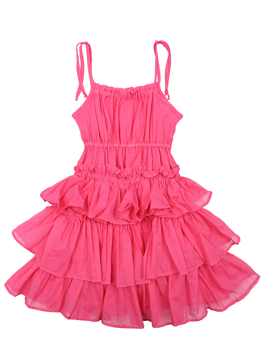 Платье Y-clu', размер 4 года, цвет розовый YB21464 - фото 3