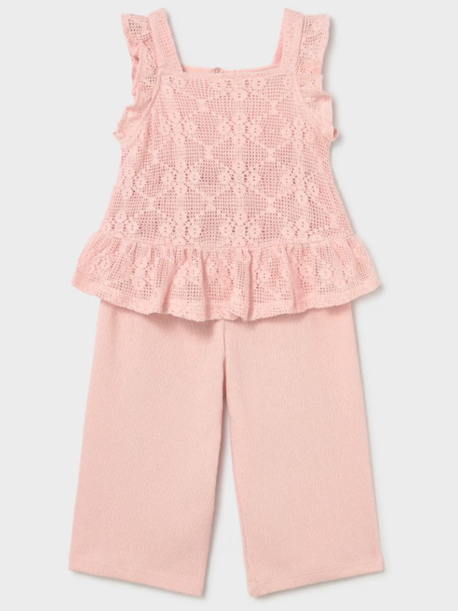 

Топ+брюки, Розовый, Топ+брюки