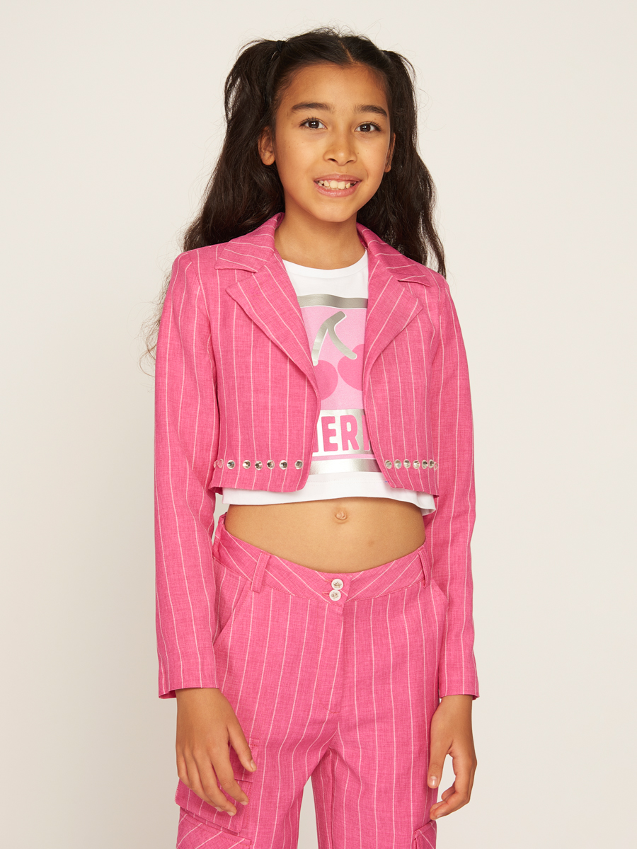 Пиджак Y-clu', размер 8, цвет розовый