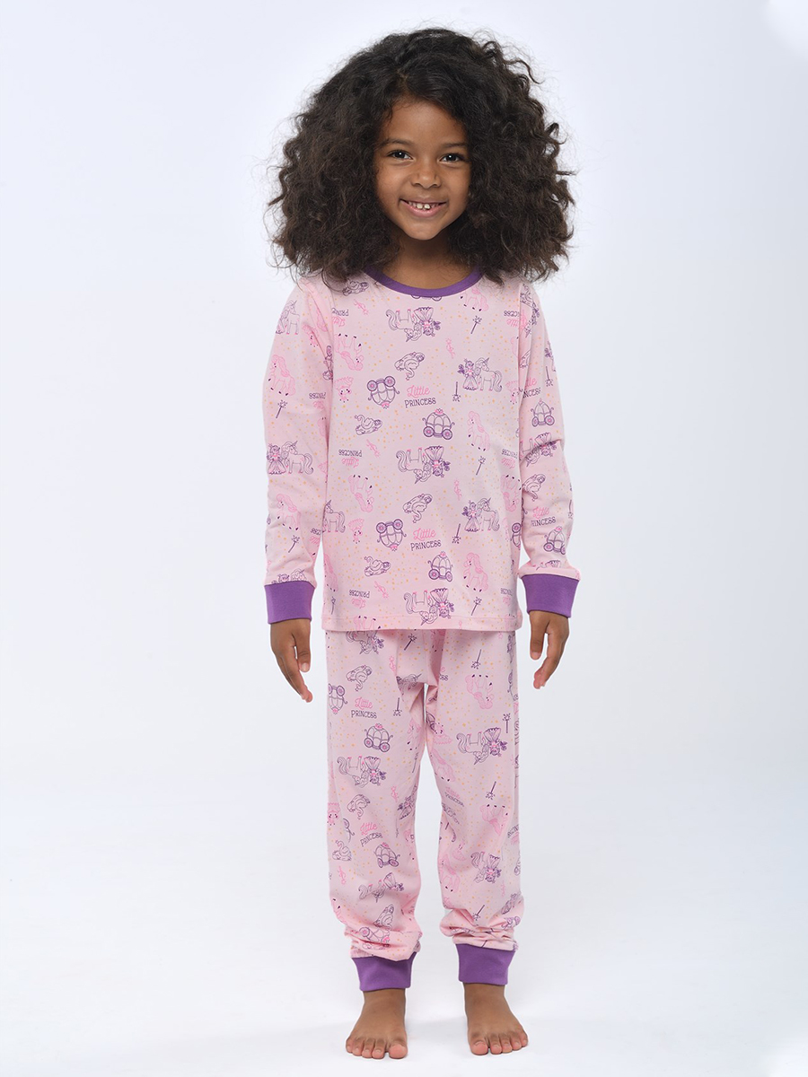 Пижама KATIA&BONY, размер 6-7, цвет розовый