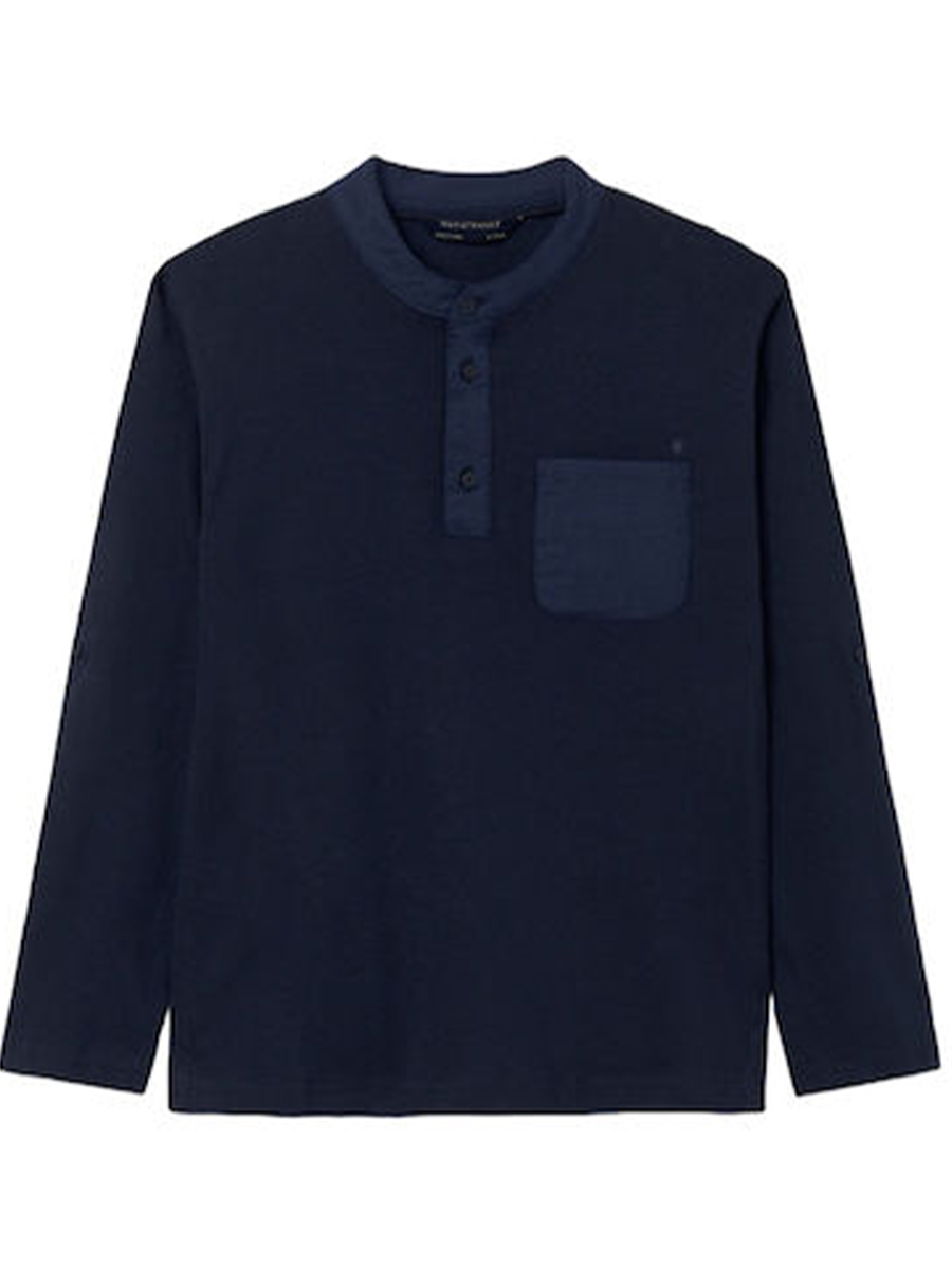 Рубашка-поло Mayoral, размер 14, цвет синий