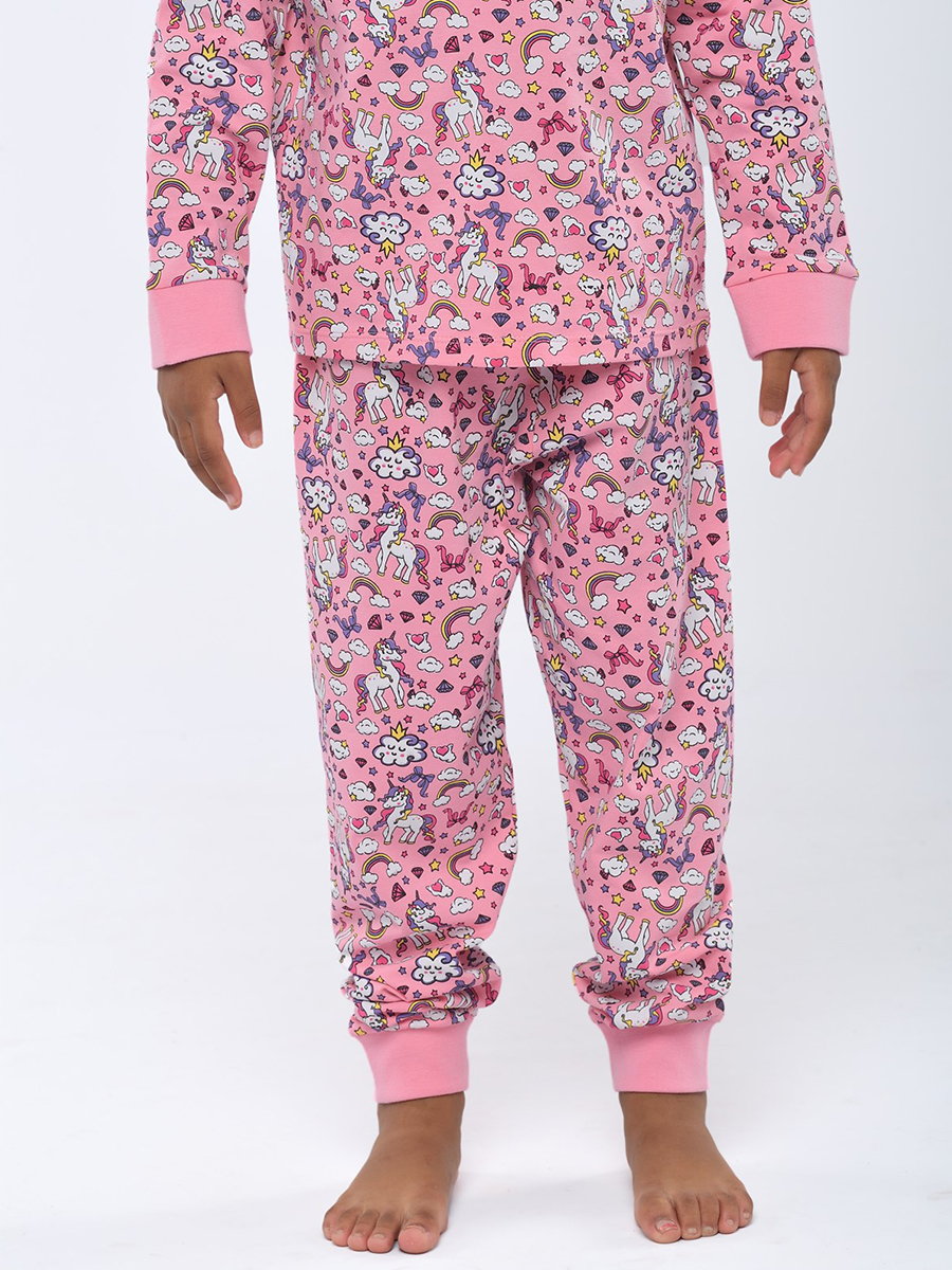 Пижама KATIA&BONY, размер 6-7, цвет розовый 22212K2042 - фото 4