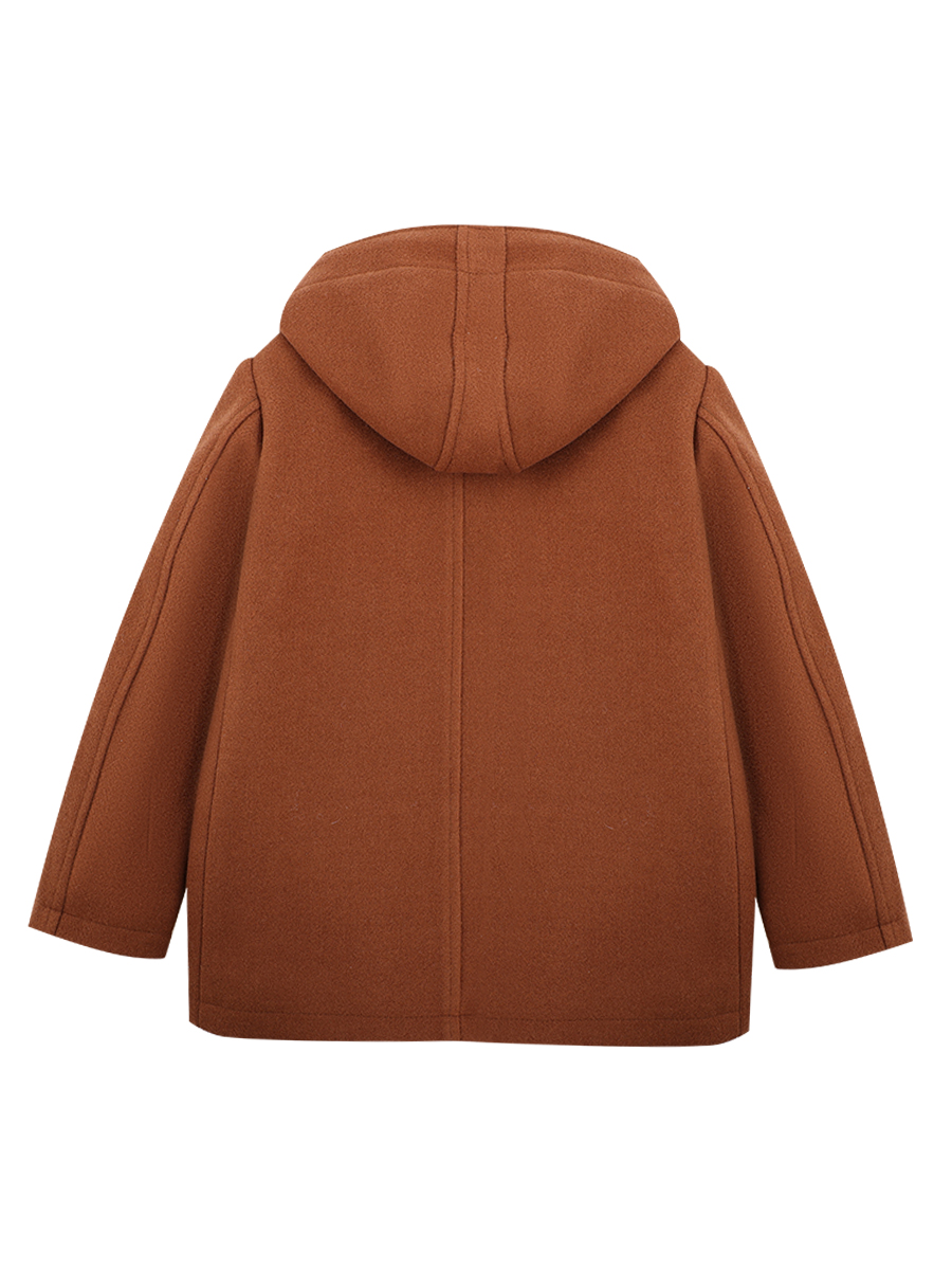 Пальто Y-clu', размер 7, цвет коричневый BYB10420 - фото 3