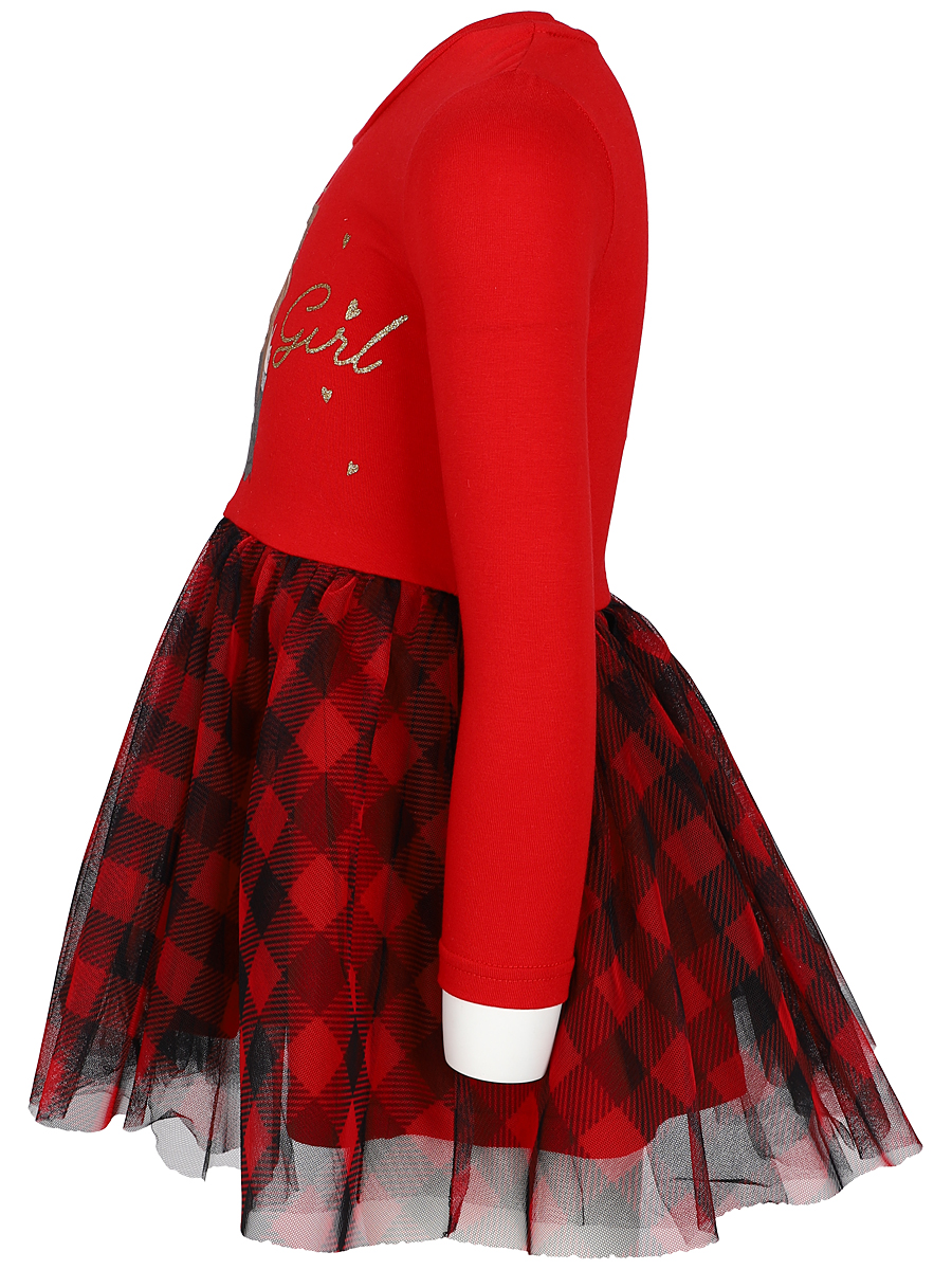 Платье Noble People, размер 92, цвет красный 29526-1258-1759 - фото 5