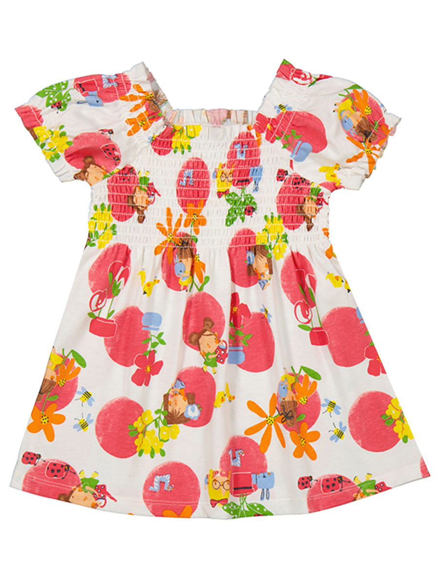 Платье Mayoral, размер 1 год, цвет разноцветный 1.969/29 - фото 1