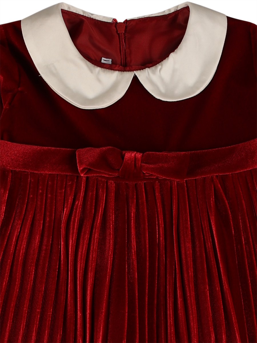 Платье Y-clu', размер 4 года, цвет красный YFBF24A452 SP - фото 2
