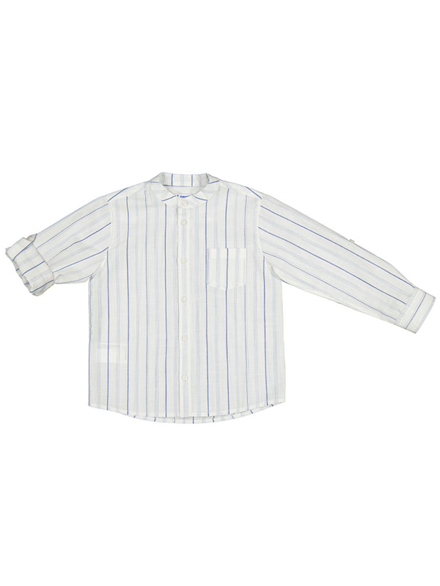 Рубашка Mayoral, размер 104, цвет серый 3.121/32 - фото 1