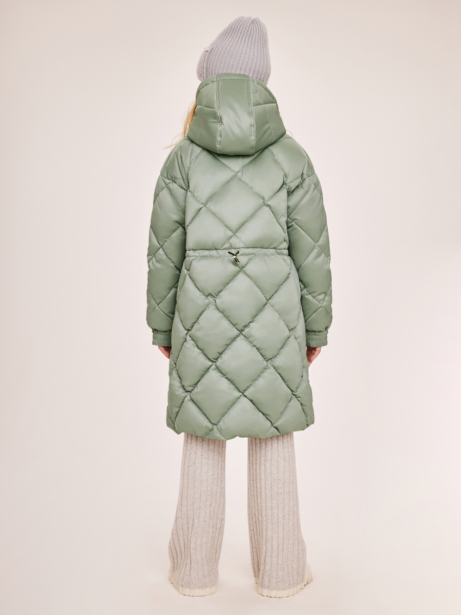 Пальто Laddobbo, размер 7, цвет зеленый ADJG46AW-30 - фото 7