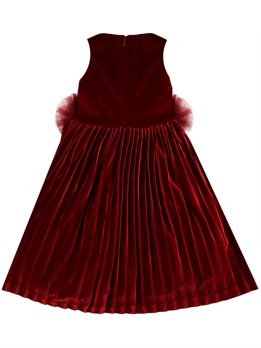 Платье Y-clu', размер 4 года, цвет красный YFBF24A451 SP - фото 2
