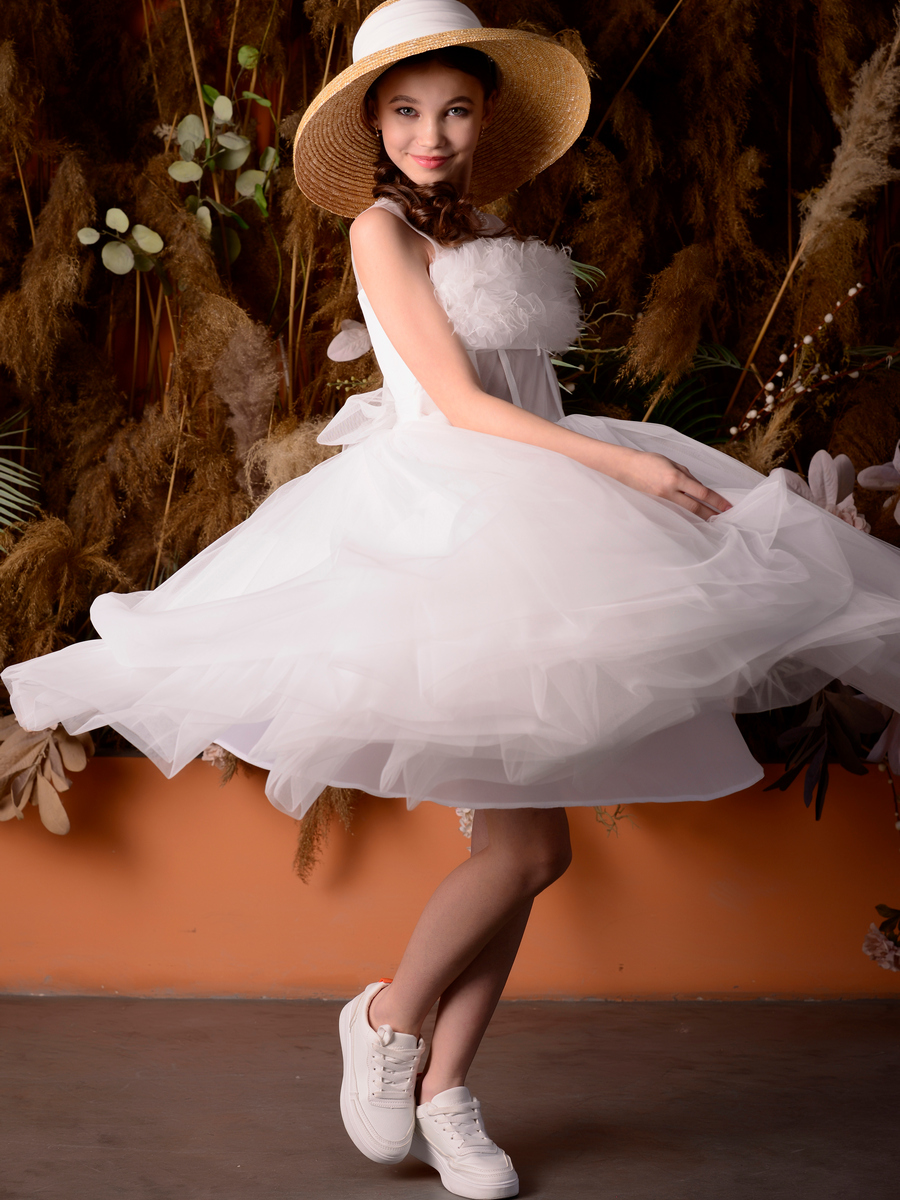 Платье Lila Style, размер 8, цвет бежевый Хлоя - фото 2