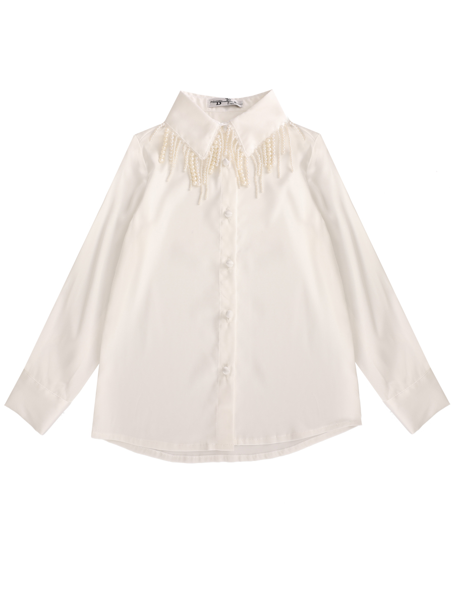 Блуза To Be Too, размер 116, цвет белый